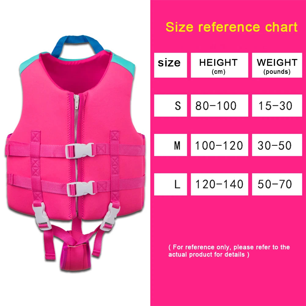 Life Jacket for Children Boys Girls Life Vest Swimming Boating Skiing Driving Vest Drifting